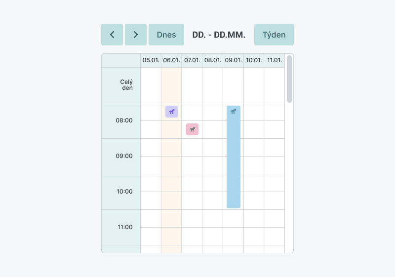Ukázka calendar – calendar-rsp