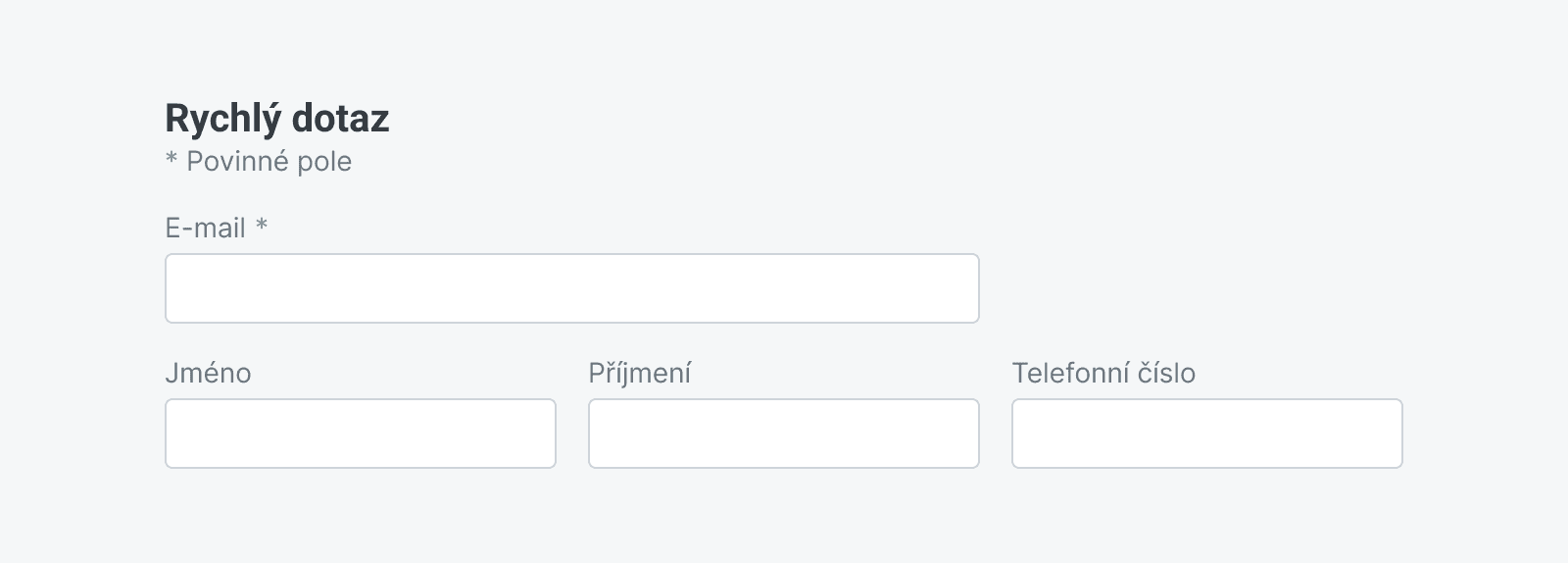 Volitelná položka